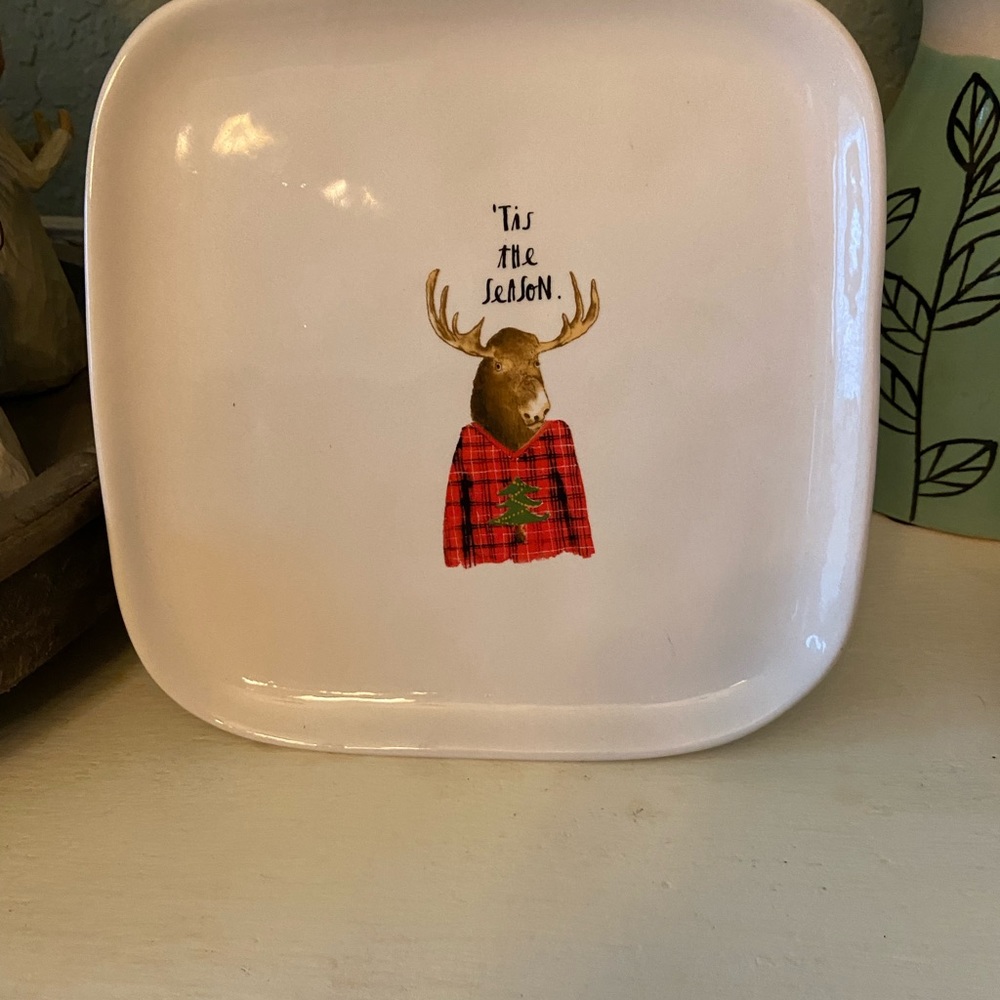 Set of 3 Rae Dunn holiday plates